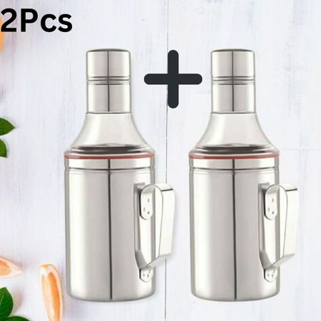 Stainless Steel Oil Dispenser (1000ML×2 BOTTLE COMBO)