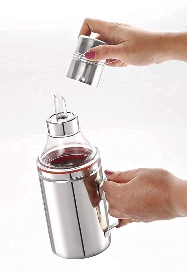 Stainless Steel Oil Dispenser (1000ML×2 BOTTLE COMBO)