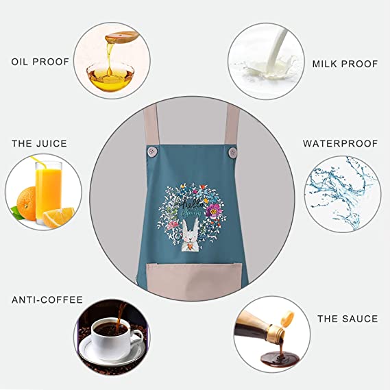 WaterProof With Big Pocket and Hand Wiping Apron ( BUY 1 GET 1 Free)