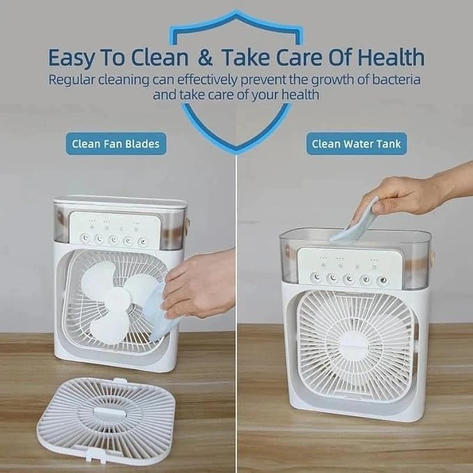 Portable 3-in-1 Air Conditioner Fan & Cooler – Instant Cooling for Home & Office