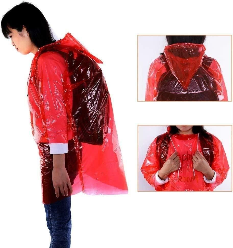 REUSABLE POCKET RAIN COAT (Set of 5)