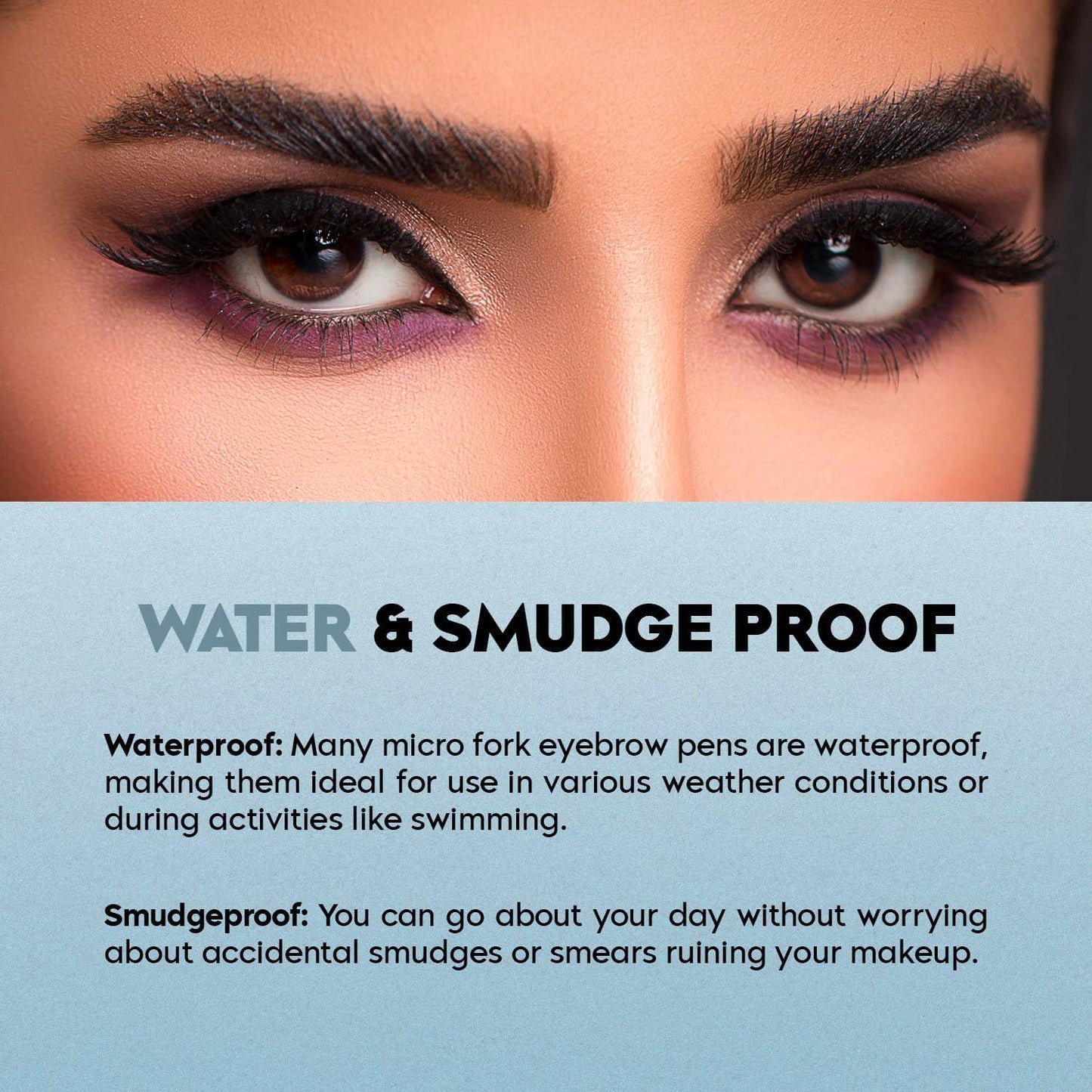 Waterproof Liquid Long Lasting 4 Points Eyebrow Pen