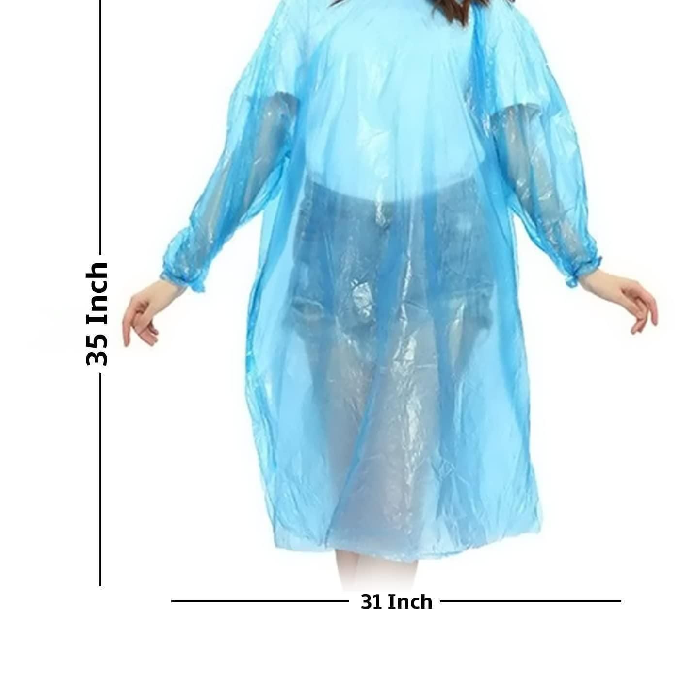 REUSABLE POCKET RAIN COAT (Set of 5)