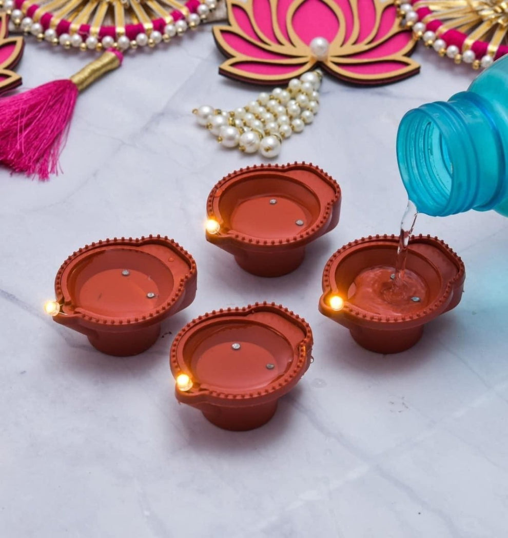 Smokeless Water Senor Diyas(set of 24)