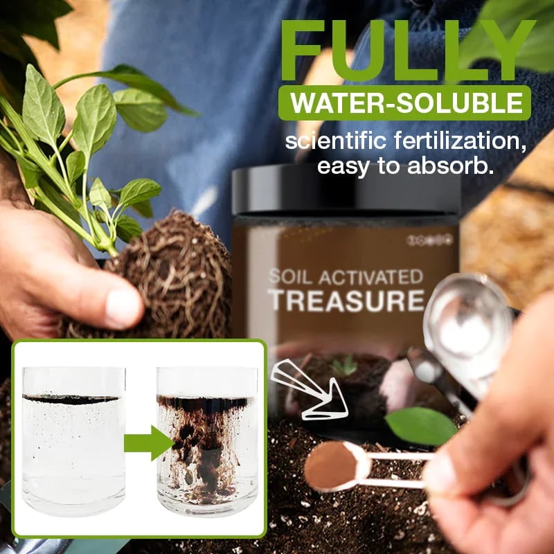 Soil Activated Treasure Premium Soil Activator 200gram (Pack of 2)