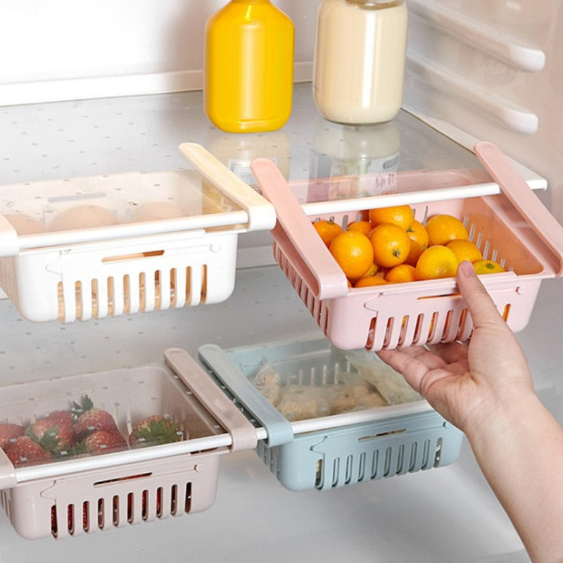Adjustable Fridge Storage Rack ( PACK OF 4 )