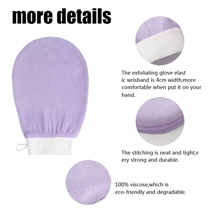 Exfoliating bath glove(Set Of 2)