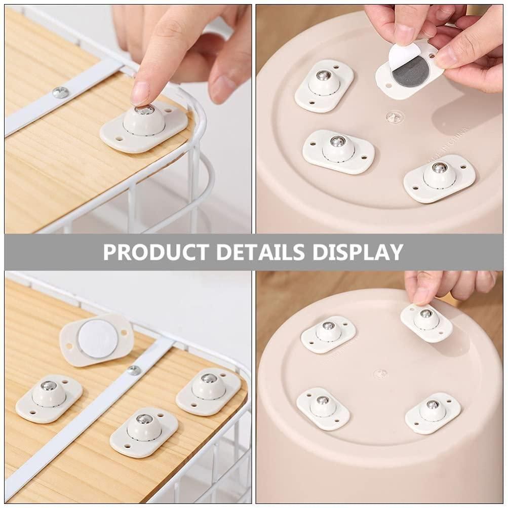Universal 360° Moving Wheels - ( 8 Pcs Set)