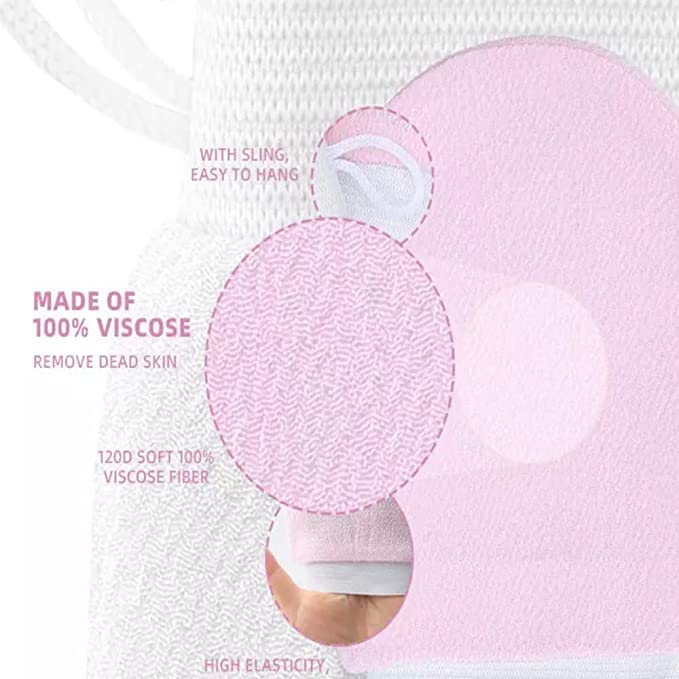 Exfoliating bath glove(Set Of 2)
