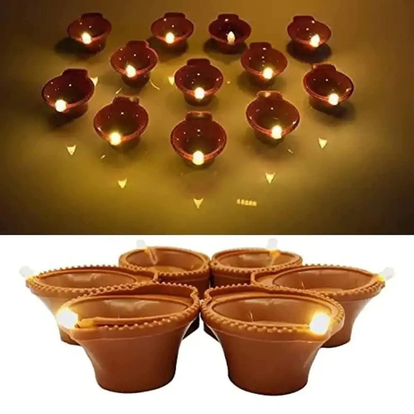Smokeless Water Senor Diyas(set of 24)