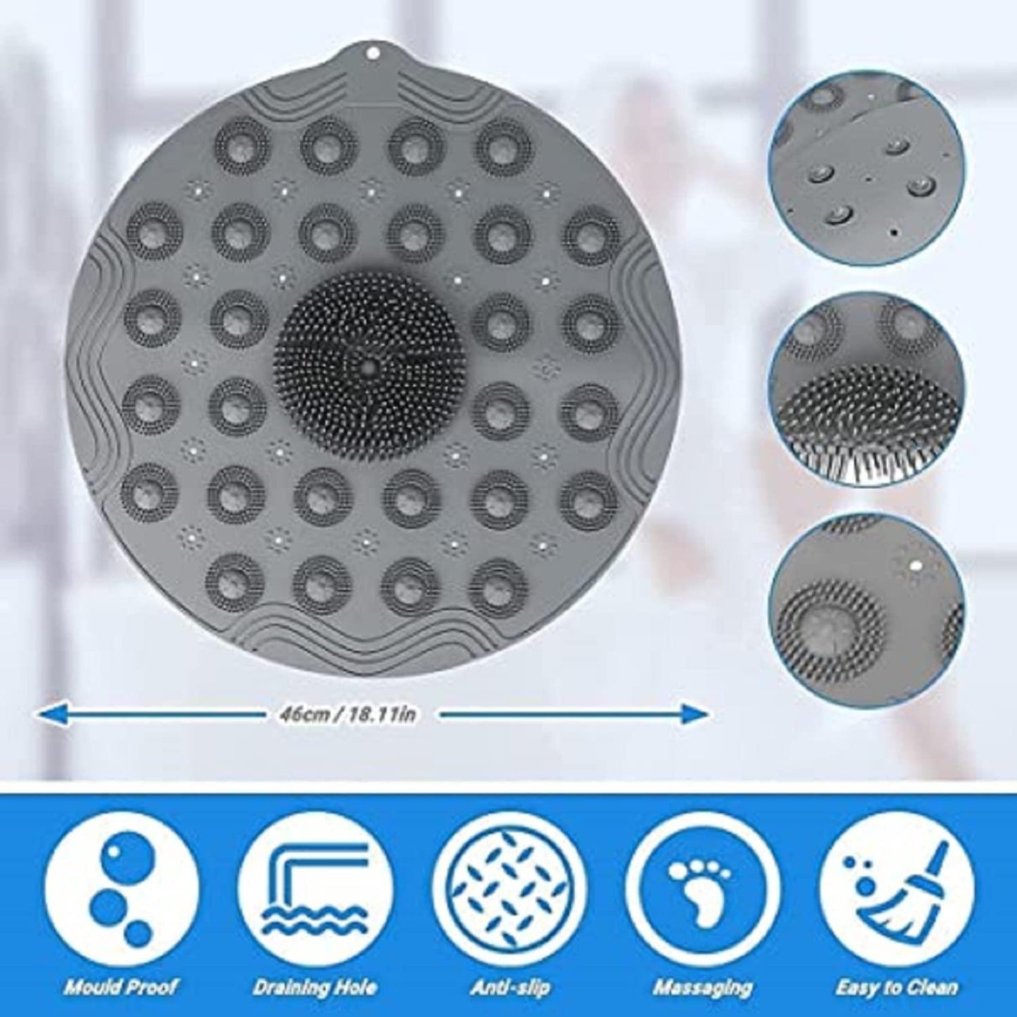Non Slip Bath Mat(pack of2)