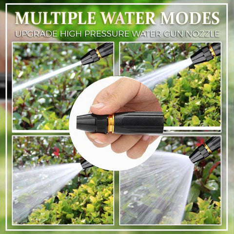 Portable High Pressure Washing Water Nozzle (Black)