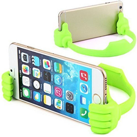 Funny & Funky Unique OK Hand Shaped Fun Mobile Cell Phone Stand Holder for Desk Table Mobile Holder (Multicolour- Colour May Vary)