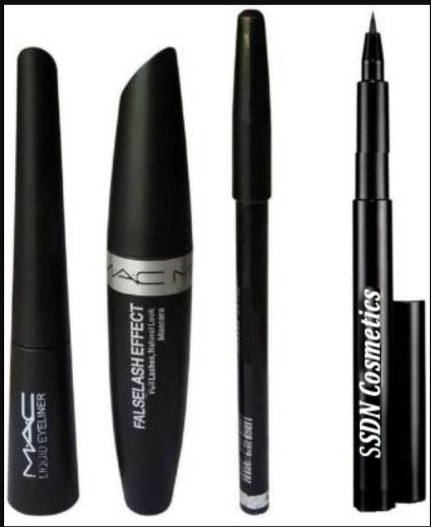 Ultimate Combo Of L 4-In-1 (Eyebrow Pencil, Mascara & Liquid/Pen Eyeliner)