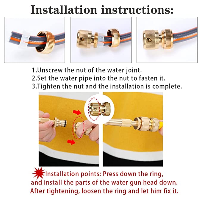 Brass Water Spray Nozzle