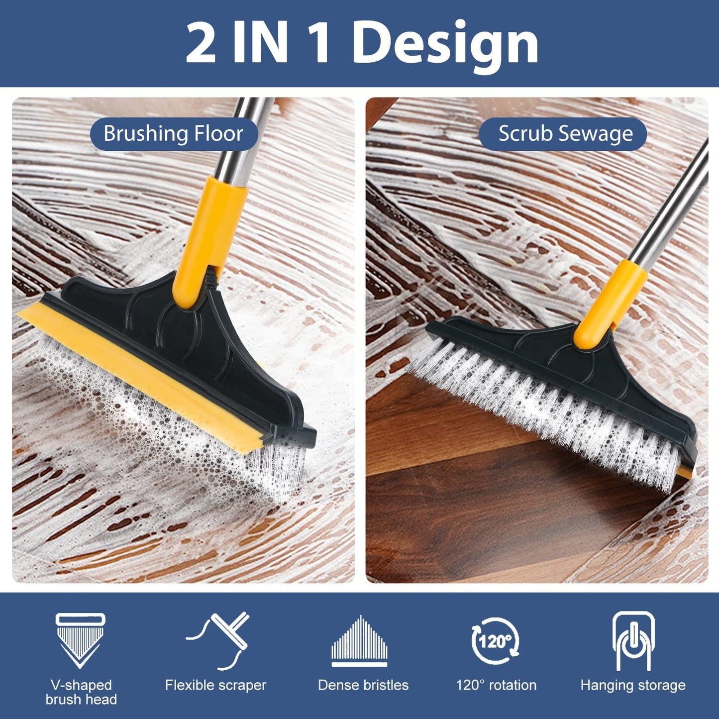 2 In 1 Scrub Cleaning Brush