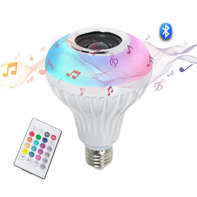 LED Music Bulb With In-Built Bluetooth Speaker