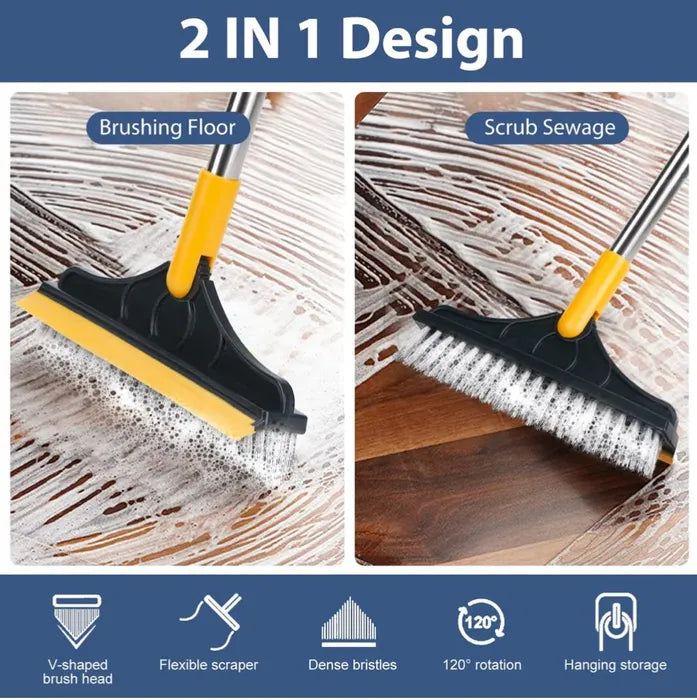 2 In 1 Floor Scrub Cleaning Brush